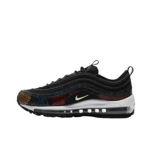 Nike Air Max 97 Low Беговые кроссовки Топ Унисекс Черные