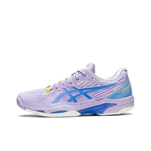 Asics Solution Speed FF 2 Амортизация Низкий Топ Теннисные Кроссовки Женские Таро Фиолетовый Синий