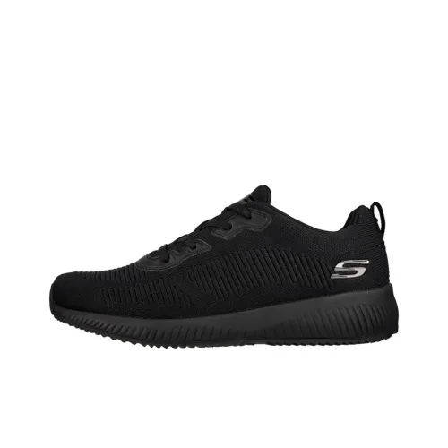 Skechers Squad Low Топ Кэжуал Мужской Pure Black