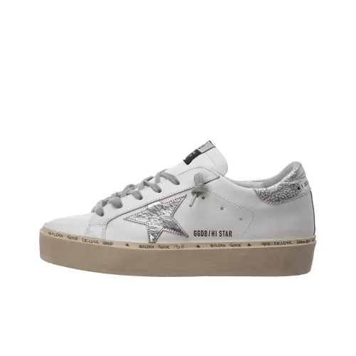Golden Goose Hi Star Low Топ Стильные Скейтбординги Женские Белые