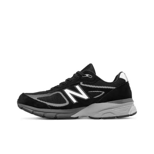 New Balance NB 990 V4 Low Топ Беговые кроссовки Мужской Черный Сделано в США