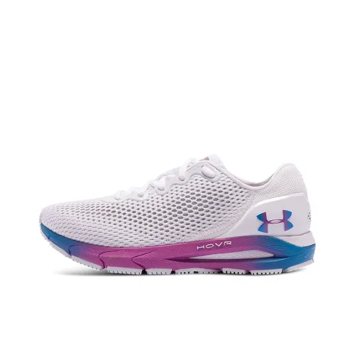 Under Armour HOVR Sonic 4 Low Топ Повседневные Беговые Кроссовки Женские Белые