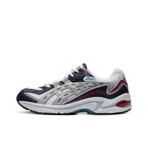 Asics Gel Preleus Износостойкие Низкие Кроссовки для Бега Унисекс Белый Серый Синий