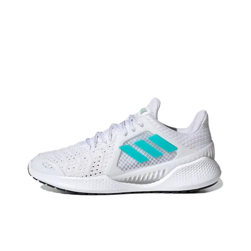Adidas Climacool Vent Износостойкие Низкие Беговые Кроссовки Женские Белые Синие
