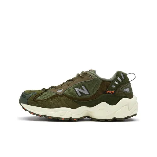 Aape x New Balance NB 703 Low Топ Повседневные Беговые Кроссовки Мужские Армейский Зеленый
