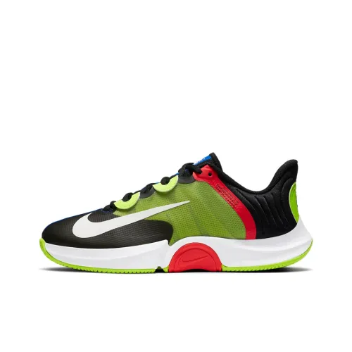 Nike Air Zoom GP Turbo Shock Absorbers Slip-Resistant Low-Top Tennis Shoes Men's Red Green Blue