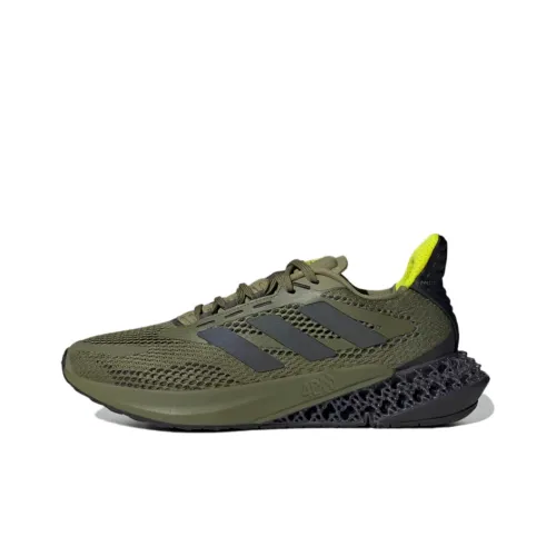 Adidas 4D FWD Pulse Амортизация Низкий Топ Марафон Беговые кроссовки Мужские Армейский зеленый