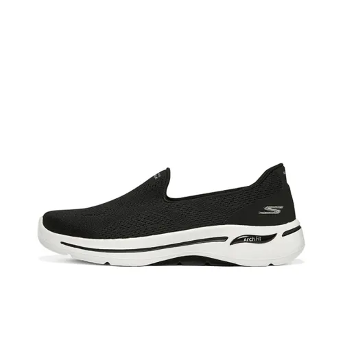 Skechers Go Walk Arch Fit Низкий Топ Повседневная Обувь Женская Черная