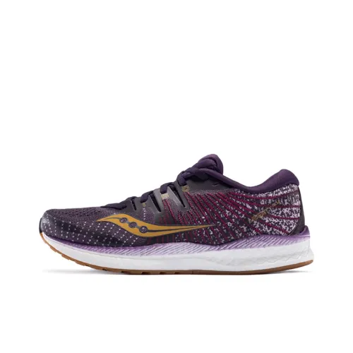 Saucony Liberty ISO 2 Liberate Support Низкий Топ Беговые кроссовки Женские Фиолетовый Розовый Красный