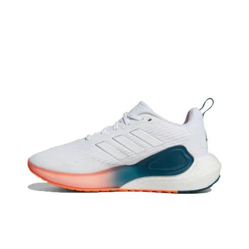 Adidas Alphalava Шокабойеры Slip-Resistant Низкий Топ Тренировки Энамелловая Ткань Унисекс Белый Синий и Оранжевый