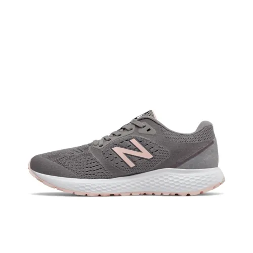 New Balance NB 520 V6 Износостойкий и Водонепроницаемый Низкий Топ Беговые кроссовки Женские Серый Розовый Белый