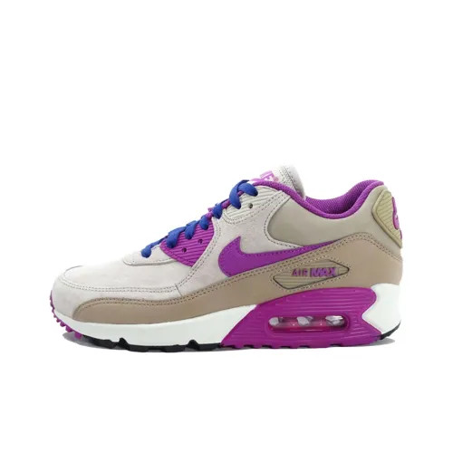Nike Air Max 90 Low Топ Беговые кроссовки Женские Коричнево-фиолетовый