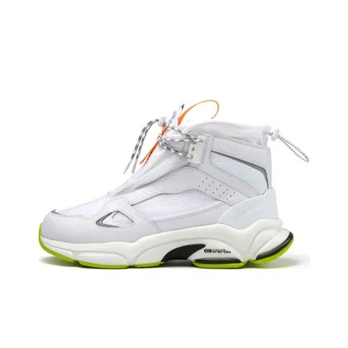 Aries x FILA FUSION MID Топ Повседневный Женский Белый