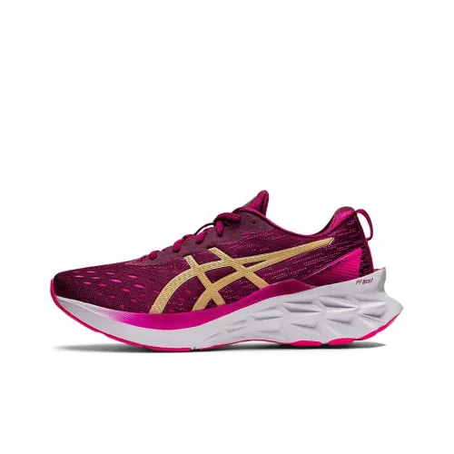 Asics Novablast 2 Low Топ Беговые кроссовки Женские Розово-красный