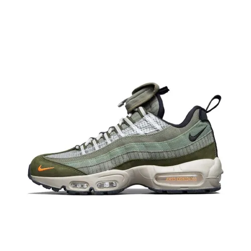 Nike Air Max 95 Low Беговые кроссовки Мужские Армейский зеленый