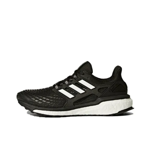Adidas Energy Boost Устойчивые к истиранию Низкие Беговые кроссовки Женские Черные