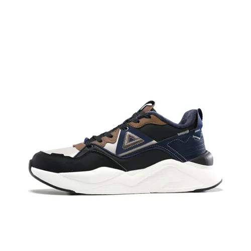 PEAK Низкий Топ Беговые кроссовки Мужские Черный Умбра На открытом воздухе Recreation