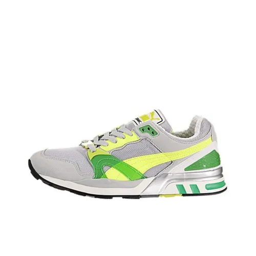 PUMA Trinomic XT 2 Plus Низкий Топ Беговые Кроссовки Мужские Серый Зеленый Желтый