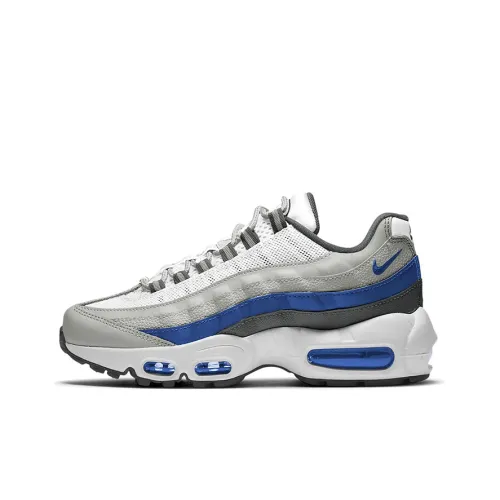 Nike Air Max 95 Low Беговые кроссовки Топ Женские Серый Синий Белый