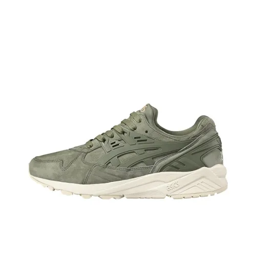 Asics Gel Kayano Trainer Low Топ Беговые кроссовки Унисекс Оливково-зеленый