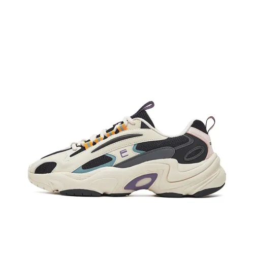 Erke Shock Absorbers Slip-Resistant Abrasion-Resistant Lightweight Low-Top Running Shoes Women's Clear Candy