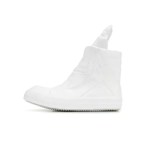 RICK OWENS совместный бренд RO Geobasket Высокий Топ Стильный Скейтбординг Мужской Белый