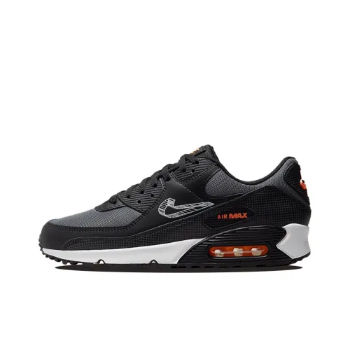 Nike Air Max 90 Low Топ Беговые кроссовки Мужской Черный