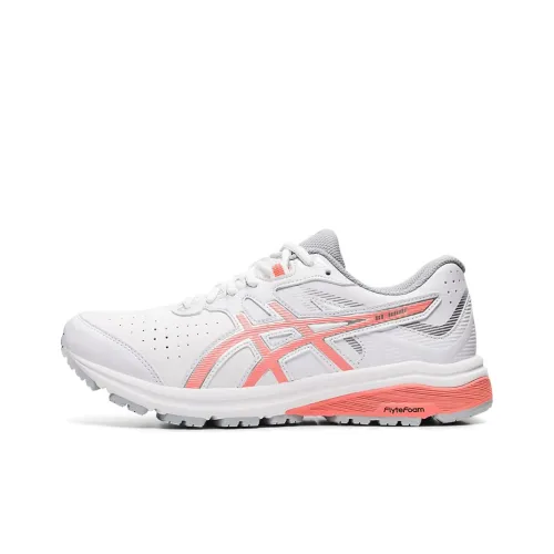Asics GT 1000 Кожа Низкий Топ Беговые Кроссовки Женские Розовые Белые D Ширина