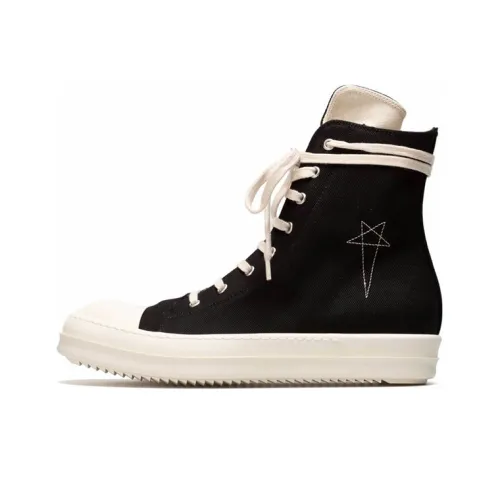 Rick Owens DRKSHDW Высокие кеды женские черные