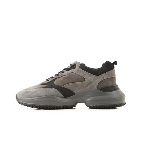 HOGAN Interaction Износостойкий Низкий Топ Повседневная Обувь Мужская Серый