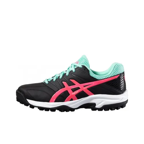 Asics Гель Lethal MP 7 Устойчивые к абразиву Низкие Кроссовки для Бега Женские Черные Розовые