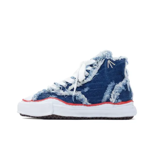 NIGEL CABOURN X MIHARA YASUHIRO Стильные Скейтбординги Мужской Джинсовый Синий