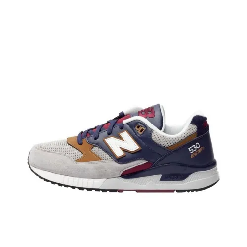 New Balance NB 530 Low Топ Повседневные Беговые Кроссовки Унисекс Серый Синий