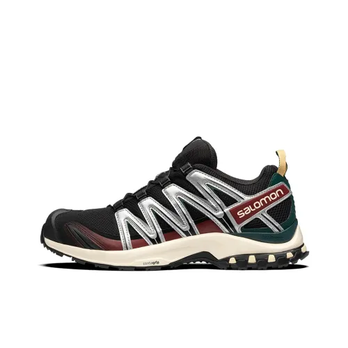 SALOMON XA PRO 3D LA YAUTE Амортизаторы Slip-resistant устойчивые к истиранию Низкий топ Уличная обувь Unisex Красный