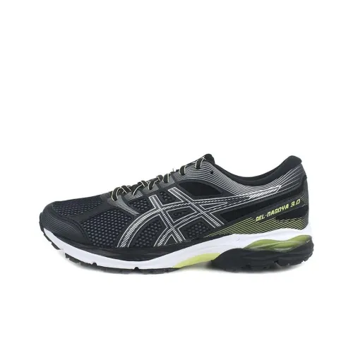 ASICS Gel Nagoya 3 Устойчивый к истиранию Дышащие Низкие Кроссовки для Бега Мужские Черные Желтые