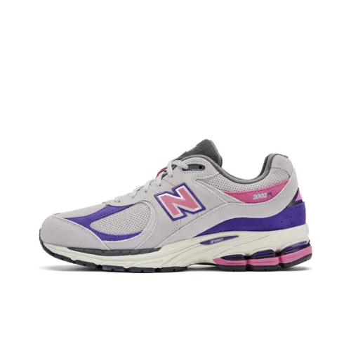 New Balance NB 2002R Low Топ Повседневные Беговые Кроссовки Унисекс Фиолетовый Серый