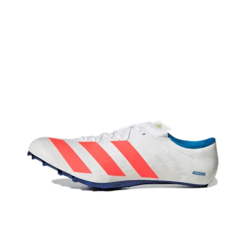 Adidas Adizero Prime Slip-resistant Abrasion-resistant Low-top Беговые кроссовки Унисекс Белый Оранжевый