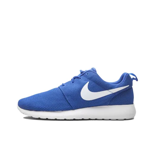 nike Roshe One Амортизаторы Shock противоскользящие устойчивые к истиранию легкие низкий топ повседневная обувь для бега мужская синяя