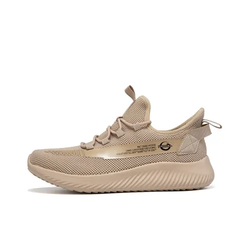 361° Slip-resistant и дышащие низкие беговые кроссовки для мужчин коричнево-черные