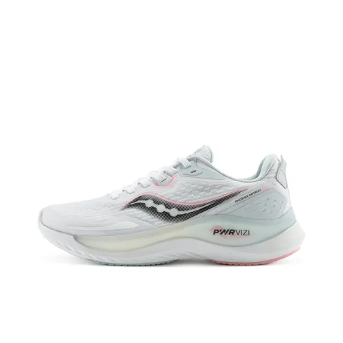 Saucony Phoenix Inferno 2 Амортизаторы Slip-resistant Низкий топ Беговые кроссовки Женские Небесно-голубой Розовый