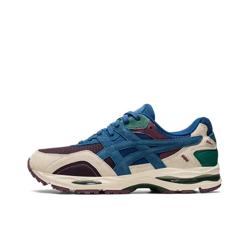 Asics Gel MC Plus Low Top Повседневные Беговые Кроссовки Мужские Бежевые Синие