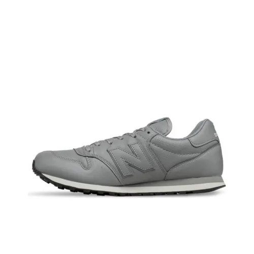New Balance NB 500 Low Топ Беговые кроссовки Мужской Классический серый