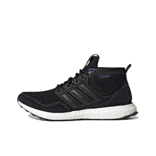 Adidas Износостойкие Высокие Кроссовки для Бега Повседневные Унисекс Черные