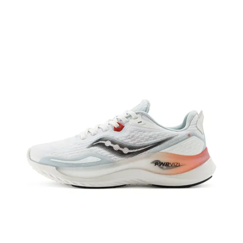 Saucony Phoenix Inferno 2 Амортизация Низкий Топ Беговые кроссовки Женские Белый Красный