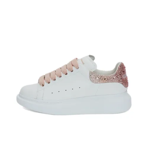 Alexander McQueen Низкий Топ Стильные Скейтбординги Женские Облачный Белый