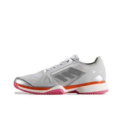 Adidas Barricade Износостойкие Низкие Беговые Кроссовки Женские Серые