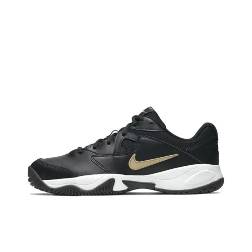 Nike Court Lite 2 Low Топ Кроссовки для тенниса Мужской Черный Золото
