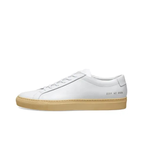 COMMON PROJECTS Original Achilles Low Топ Скейтборд Кроссовки Мужские Белые