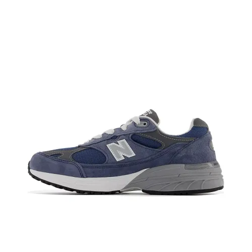 New Balance NB 993 Low Топ Беговые кроссовки Женские Морской синий Сделано в США Повседневный
