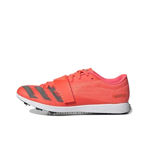 Adidas Adizero Triple Jump Slip-resistant и устойчивый к истиранию покрытие Низкий топ Беговые кроссовки Мужской Оранжевый